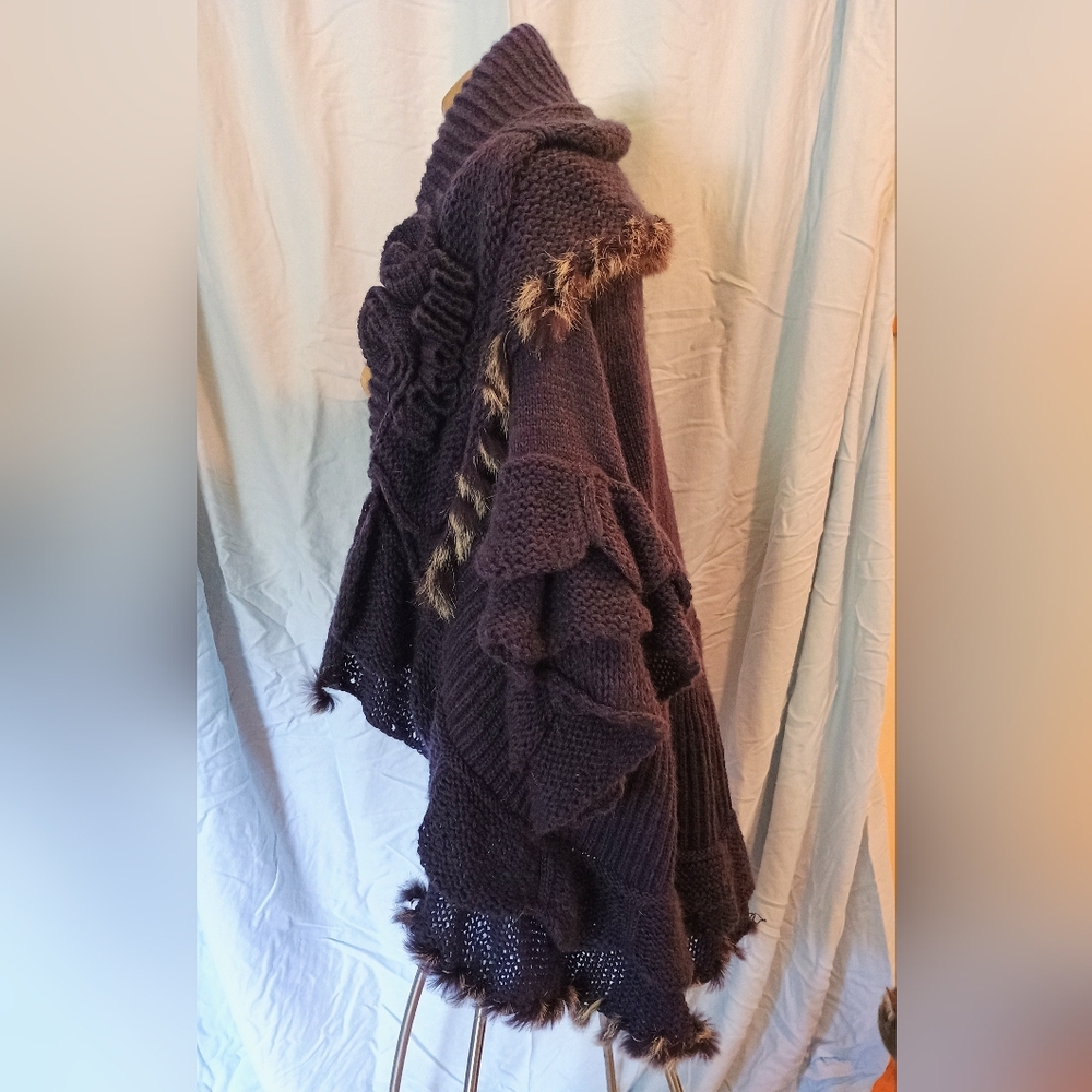 Pretty Angel Cashmere Blend Sweater In Oversized Large - Picture 6 of 11